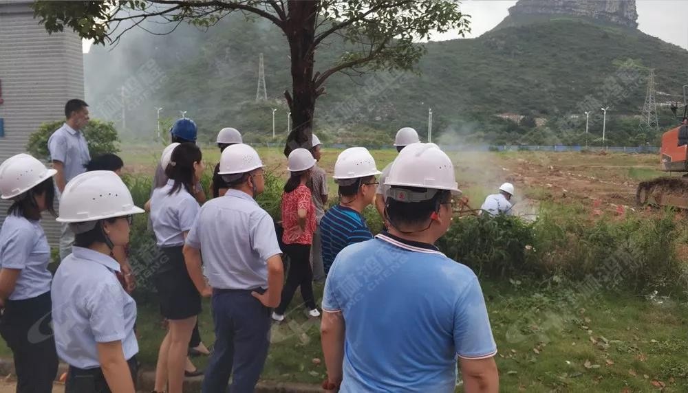 桂林鴻程機電設備有限公司廠區2#生產廠房開工大吉！